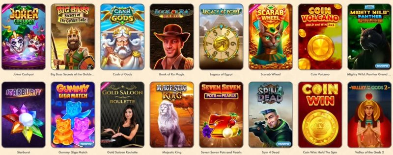 Scopri il Vegasino Casino Online, il Nuovo Giocatore Italiano Preferito