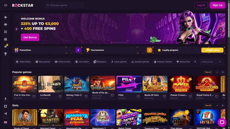 Rockstar Casino : Votre Portail de Jeux Favori en Ligne en France